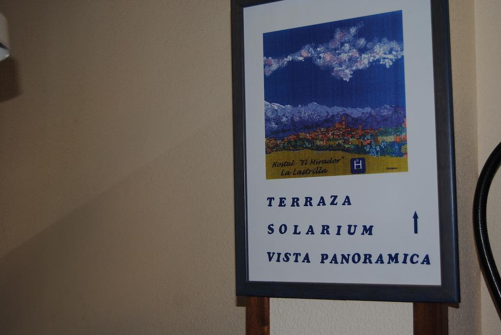 Hostal El Mirador La Lastrilla Kültér fotó